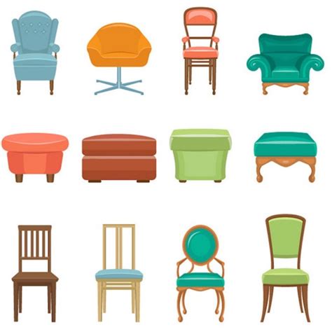 Types Of Chairs In English By Samson Zykov