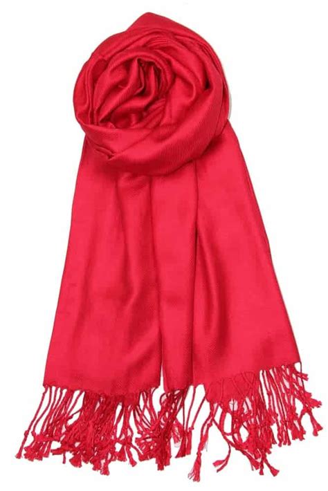 Red Pashmina Shawl Wrap Scarf Us Wholesale Scarves