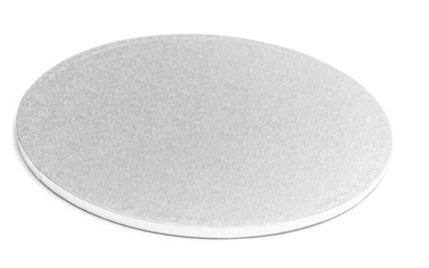 Round 6 Inch Silver Cake Drum 10mm Thickness Cake Decorating Central