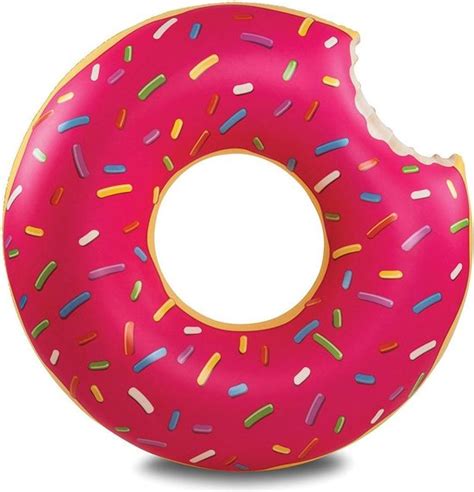 pink donut pool float pink