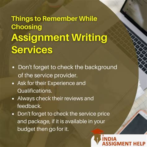 How To Choose Good Assignment Writing Services