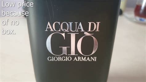 Acqua di giò profumo de giorgio armani es una fragancia de la familia olfativa aromática acuática para hombres. Fake or Original Acqua Di Gio Profumo HELP!!! - YouTube