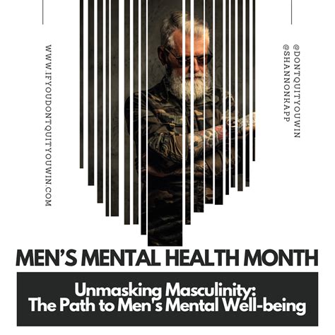 Mens Mental Health Month “unmasking Masculinity” The Path To Mens