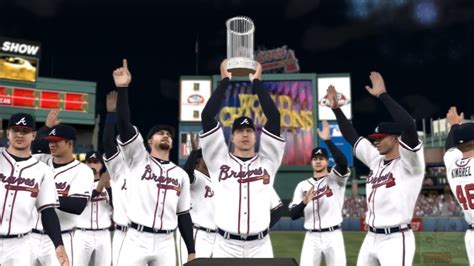 MLB 14: The Show - Atlanta Braves World Series Celebration - YouTube