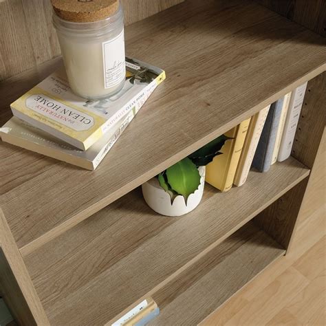 Sauder Beginnings Modern Engineered Wood 3 Shelf Bookcase In Summer Oak