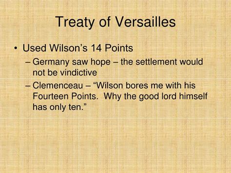 Ppt Treaty Of Versailles Powerpoint Presentation Free Download Id