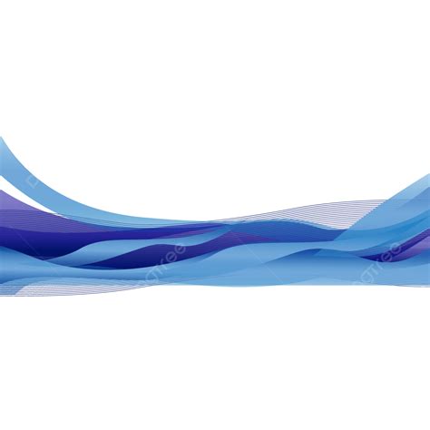 Blue Abstract Curve Art Wave Transparent Clipart Blue Wave Abstract