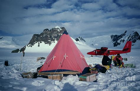 Antarctic Researchers Photograph By British Antarctic Surveyscience