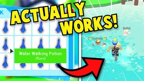 Hi i was just wondering if i could get free pets in adopt me so then i found this my. *NEW* WALK On WATER HACK With *RAREST* WATER WALKING ...