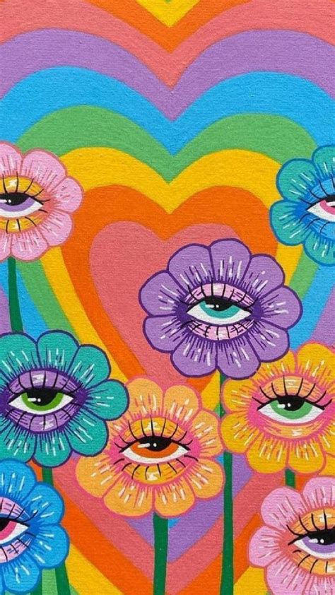 40 Papel De Parede Wallpapers Para Celular Estilo Vsco Girl Hippie