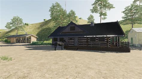 Fs19 Log Cabin House Beta Farming Simulator 19 Modsclub