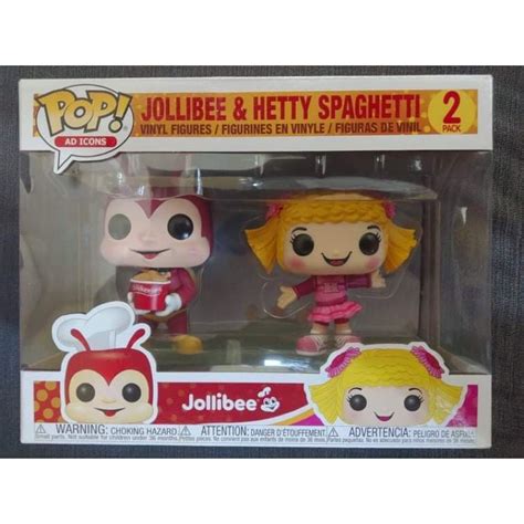 Funko Pop Ad Icons Jollibee And Hetty Spaghetti 2 Pack Shopee