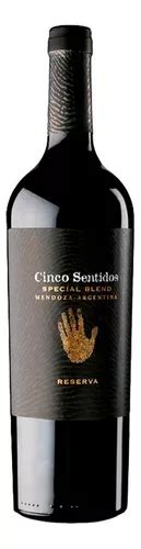 Vino Cinco Sentidos Special Blend Malbec Ancellota 750ml MercadoLibre