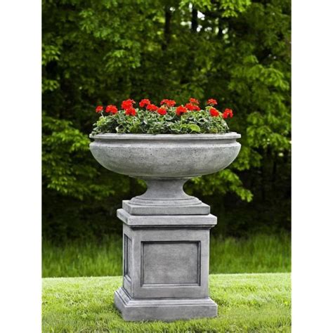 St Louis Urn On Pedestal Extra Large Planter Kinsey Garden Decor