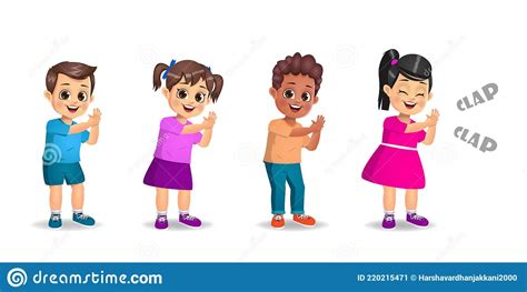 Kids Clapping Stock Illustrations 88 Kids Clapping Stock