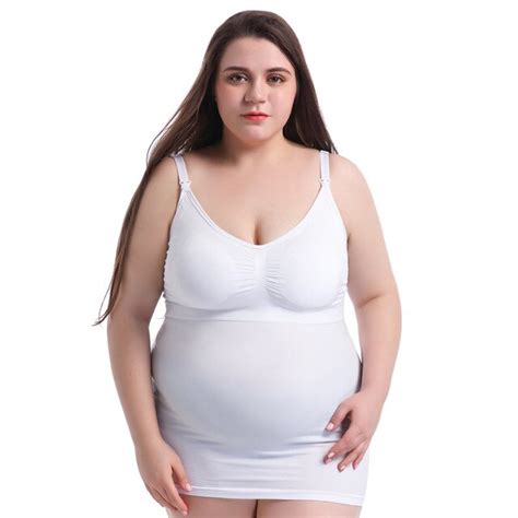 Maternity Nursing Tank Top For Fat Lady Large Size Pregnant Nursing Bra