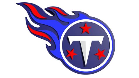 Titans Nfl Logo 3d Render Renderhub Gallery