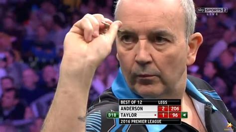 Live blog available below from 7pm gmt. PDC Premier League Darts 2016 Week 10 Gary Anderson v Phil ...