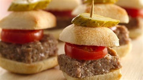 Our Best Recipes Burger Bites Food Mini Burgers