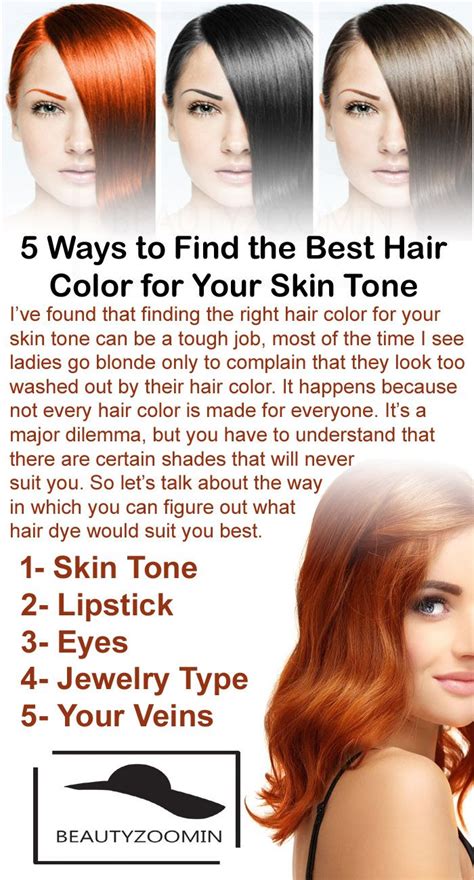 Ways To Find The Best Hair Color For Your Skin Tone Hair Color For