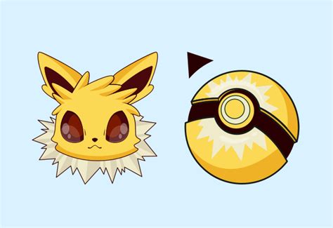 Custom Cursor Cute Jolteon From Pokémon