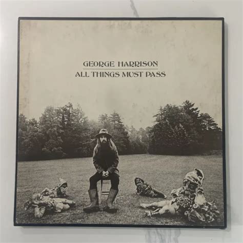 George Harrison All Things Must Pass 3 Lp 1970 Apple Stch 639 With Poster Nm 8 00 Picclick