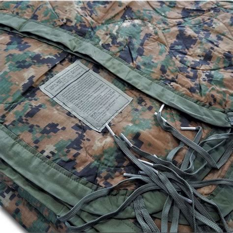 Military Woobie Poncho Liner In Marpat Marine Camouflage Pattern