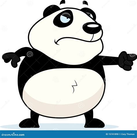 Angry Panda Stock Photo Image 15741890