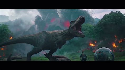 T Rex Vs Carnotaurus Fight Scene Jurassic World 2 Fallen Kingdom Youtube