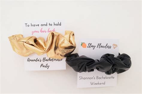 Bachelorette Party Favor Hair Scrunchie To Have And To Hold Etsy