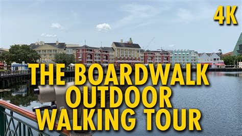Disneys Boardwalk Outdoor Walking Tour Walt Disney World Youtube