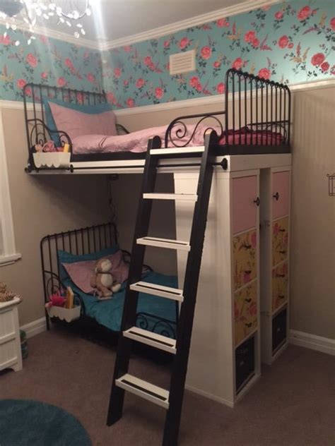 I have always wanted a loft bed. IKEA Minnen single beds into bunk beds with extras - IKEA Hackers