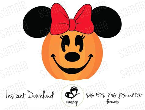 Download Minnie Pumpkin - Instant Download - SVG FILES de ...