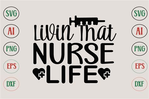 Livin That Nurse Life Graphic By Sk Barman · Creative Fabrica