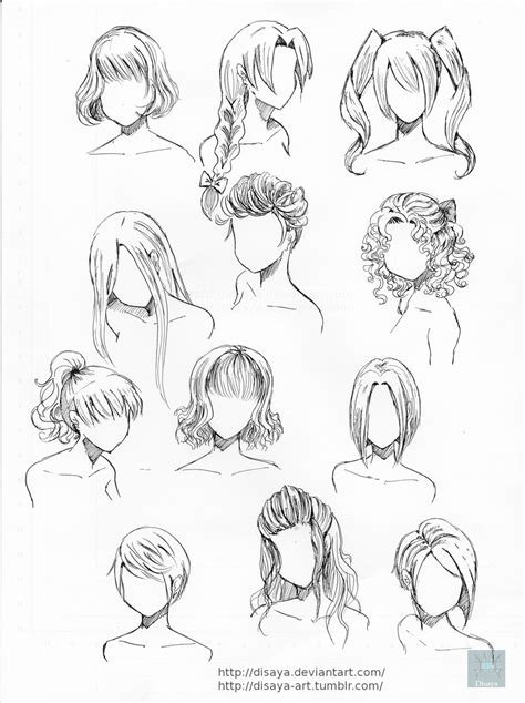 Hair Reference 2 By Disaya On Deviantart