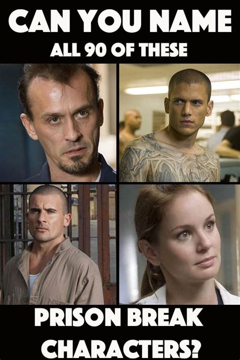 Quiz Can You Name The Prison Break Characters Prison Break Prison
