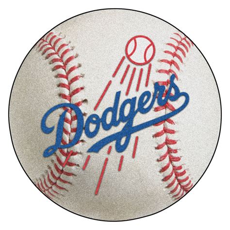 Mlb Los Angeles Dodgers Baseball Mat 27 Diameter In 2021 Los