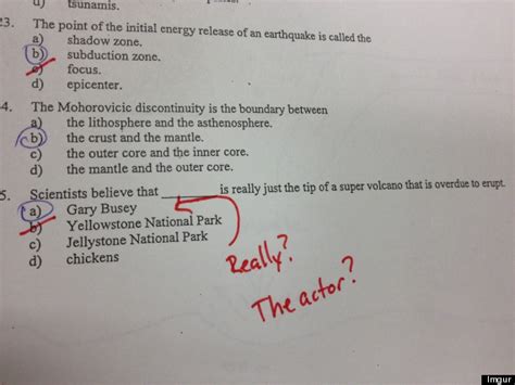 Exam Fails Teacher Posts Hilarious Exam Answer On Reddit Photo