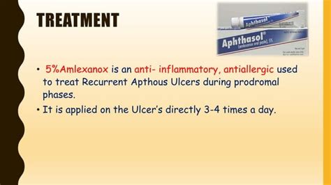 Aphthous Ulcers Ppt