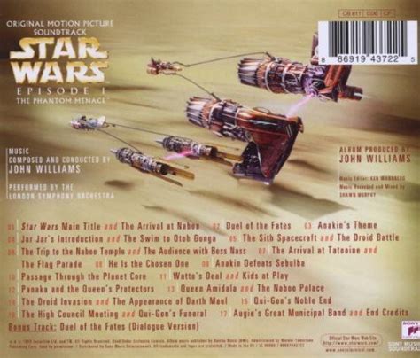 John Williams Star Wars Episode I The Phantom Menace Soundtrack