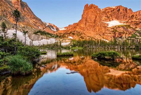 10 colorado waterfall hikes one mile or less. Lake Helene in Rocky Mountain National Park - Day Hikes ...