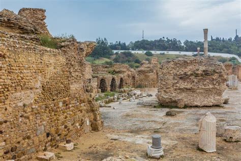 Ancient Ruins Of Carthage Tunisia Stock Photo Image Of Africa