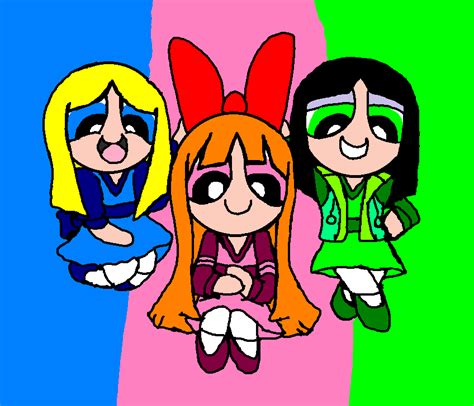 The Powerpuff Girls Blossom Bubbles And Buttercup Outfits And