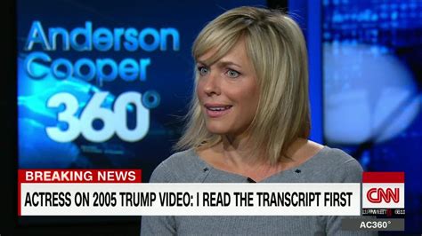 Actress On 2005 Trump Tape I Was Taken Aback Cnn Video