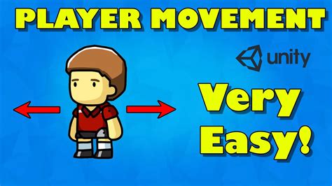 Unity Very Simple Player Movement Script Unity Tutorial Beginners