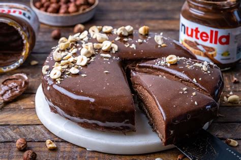 No Bake Nutella Cheesecake Recipe Flourless Chocolate Cake