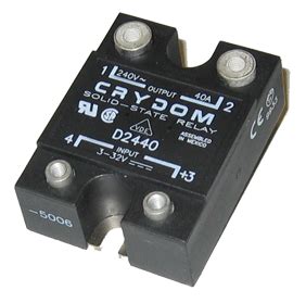 The output load terminals are normally connected & allow current flow when there is no control input. Solid State Relay or Solid State Switch