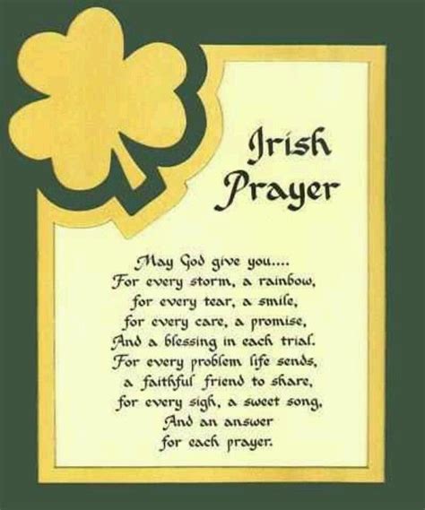 Irish Prayer St Patricks Day Irish Blessing Quotes Irish Prayer