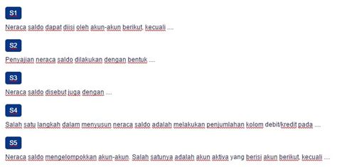 Contoh Soal Neraca Saldo