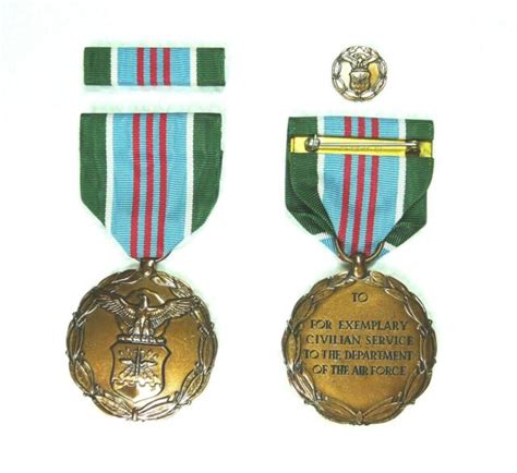 Department Of The Air Force Exemplary Civilian Service Award Medal